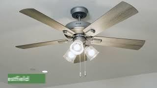 How to Install the Hunter Crestfield Ceiling Fan