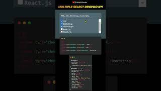 Multiple Select dropdown | HTML CSS Toturial