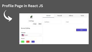 Creating a Stunning Profile Page in React.js for Your Web Application