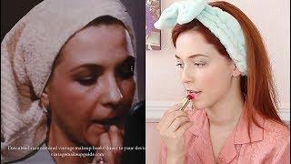 I Tried Following a REAL 1950's Makeup Tutorial