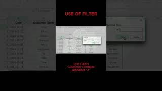 Excel Filters: Top Uses You Need to Know in 40 Seconds!  #excel365 #exceltips #exceltricks