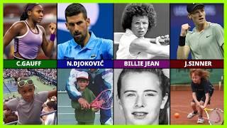 Tennis Players in Photos BEFORE They were FAMOUS