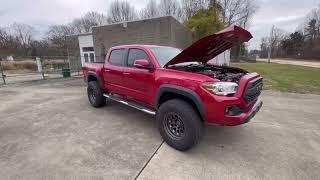 3rd Gen Tacoma, first engine swap completed LF3 CTS Vsport engine