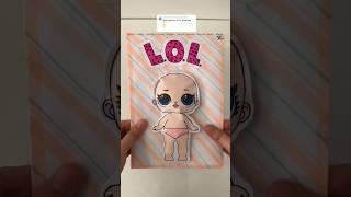 Lol blind bag unboxing! #blindbag #diy #paperdiy #lol #asmr