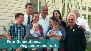 Four Generations Living Under One Roof