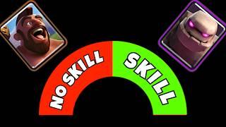 What Makes a Deck "No Skill"