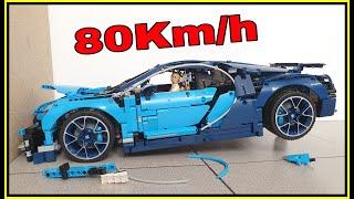 Bugatti CRASH TEST ️80Km/h️ Lego 42083 Crash | Bugatti Chiron destroyed