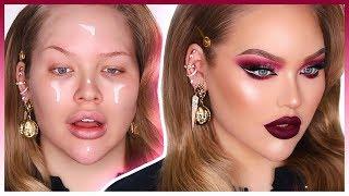 VAMPY Holiday Cat Eye Makeup Transformation!