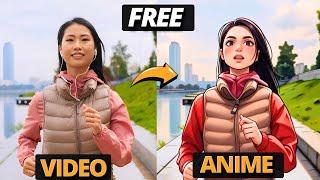 Convert Video to Anime for Free | Just in Seconds | Convert video to Animation for Free 