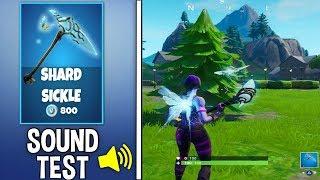 *NEW* SHARD SICKLE PICKAXE Gameplay in Fortnite!