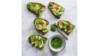 Avocado, Coriander & Chilli Toast