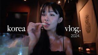 KOREA VLOG 𐙚: kiss of life, aquarium cafe, shopping, bars, work