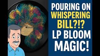  Pouring on Whispering Bill Anderson’s LP! | SheleeArt Bloom Technique on Vinyl | Drip Drop Art