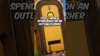 Spend Bars on an Outlaw Flusher (C6S2) #fortnite #chapter6season2 #flipartz
