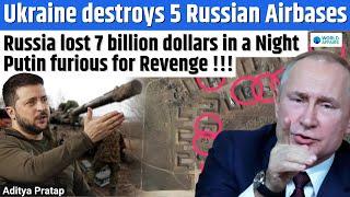 Ukraine Hits 5 Russian Air Bases | 40 Planes Destroyed? | FPV Drone Warfare Explained