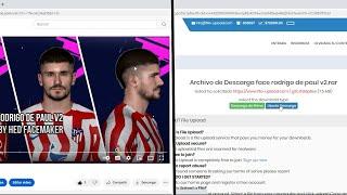 PES 2017 -  HOW TO DOWNLOAD FACES FROM FILE UPLOAD