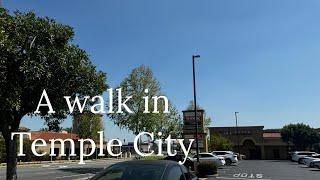 IRL Los Angeles - Temple City  sunny day walk