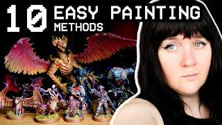 10 Easy Miniature Painting Methods (feat. Heroscape)