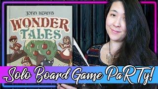 Wondertales  | Solo Board Game PaRTy!!! (Playthrough and Review/ Tutorial, yup!) 