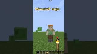 Minecraft logic #comedy #minecraft