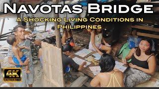 The Harsh Reality of Living on Under The Bridge in Philippines [4K] 