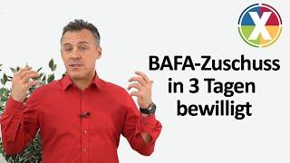 BAFA-Zuschuss in 3 Tagen bewilligt