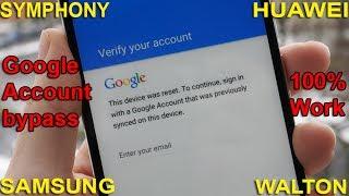 Symphony v75 google verification lock bypass 100% work.