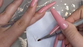 Long Gel X Nails (Using E Nail Couture XXL 123 Go Nails) 