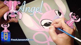Drawing Angel from Stitch  - “Angel” by FreekJansenArt