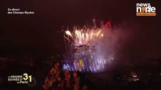 Paris Welcomes 2025 With Massive Fireworks At Arc De Triomphe | News9