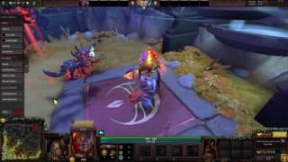 Unusual Dota Courier - Masked Fey, Cursed Essence + Red