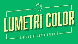 Lumetri Color | Effects of After Effects