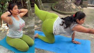 Belly fat reduce yoga exercise