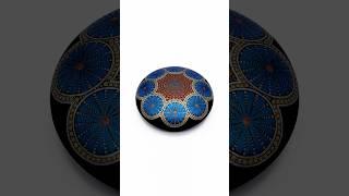 Advanced Mandala Dot Art Rock Painting Satisfying Video  #mandalaart #dotart #artist #asmr