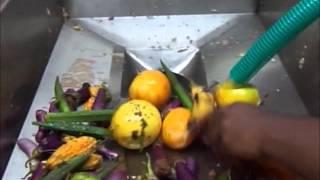 Vegetable Waste Crushing