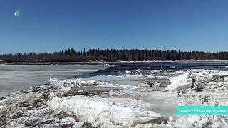 Ледоход у деревни Том в Ижемском районе сняли на видео. Зрелище впечатляет!