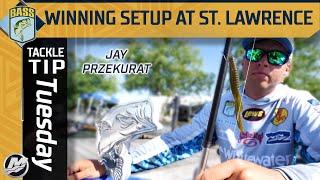 Jay Przekurat's winning setup at the St. Lawrence River