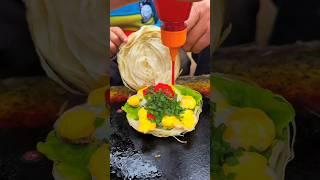 Chinese burger Fried Egg with Lettuce