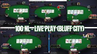 100 NL Live Play (Bluff City)