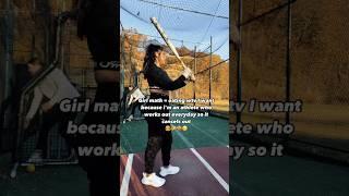 Girl Math  #athletes #athletelife #softball #softballlovers #softballplayer #gymshorts