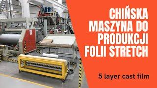 Produkcja folii stretch maszynowej metodą cast / Stretch film machine