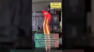 Pure beauty of strontium ions #sciencekaari #shorts #jee2023 #neet2023