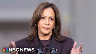 Kamala Harris addresses supporters in concession speech after Trump wins historic presidential race