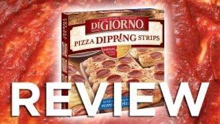 DiGiorno Pizza Dipping Strips Pepperoni Pizza Video Review: Freezerburns (Ep504)