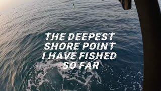 Crazy Depths... The Deepest Shore Point I Have Fished So Far