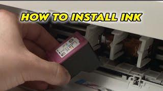 How to Install Ink Cartridges in HP Deskjet 2700e, 2752e, 2710e Printer