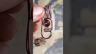 How To Make Copper wire Face Shape Ear-ring.
