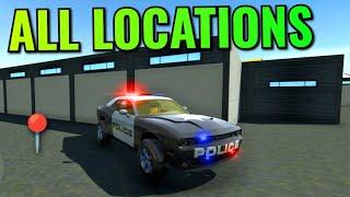 All Police Car Location in Car Simulator 2