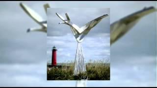 Kenosha's Lakefront Sculpture Walk Bruce Niemi's "Tall Ship II" and "Free to Fly"