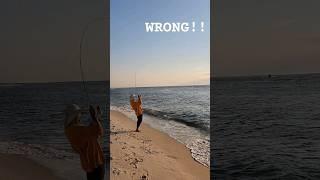 Wrong way to reel in a BIG Flat fish!!!